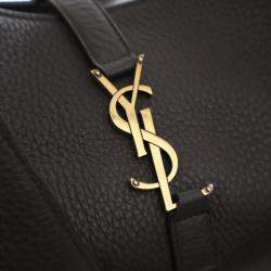 مملوكة مسبقًا حقيبة يد سان لوران لو 5 أ 7 بيا جلد الغزال