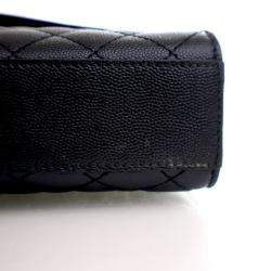 مملوكة مسبقًا حقيبة بقلّاب سان لوران جلد العجل وسط