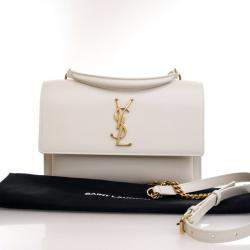 Pre Owned Saint Laurent Medium Sunset Flap Bag