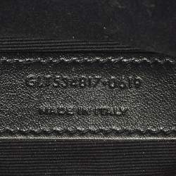 Pre Owned سان لوران حقيبة خصر جلدية سوداء ماتيلسي لو