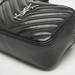 Pre Owned سان لوران حقيبة خصر جلدية سوداء ماتيلسي لو