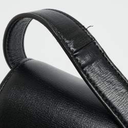 Pre Owned Saint Laurent Bellechasse Black/Grey Leather and Suede Shoulder Bag