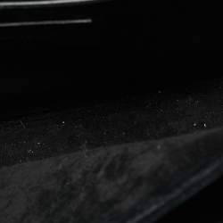 Pre Owned Saint Laurent Bellechasse Black/Grey Leather and Suede Shoulder Bag