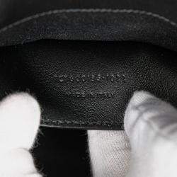 Pre Owned Saint Laurent Envelope Chain Shoulder Bag Handbag Black Gold Leather