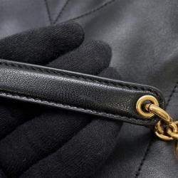 مملوكة مسبقًا Saint Laurent Paris Jamie Chain Tote Bag Black Leather