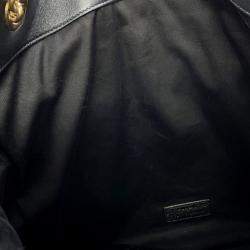 مملوكة مسبقًا Saint Laurent Paris Jamie Chain Tote Bag Black Leather