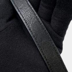 مملوكة مسبقًا حقيبة سان لوران باريس كوليج سلسلتين كتف جلد أسود