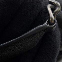 مملوكة مسبقًا حقيبة سان لوران باريس كوليج سلسلتين كتف جلد أسود