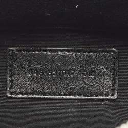 Pre Owned حقيبة كلتش سويتش سان لوران نقش جلد تمساح أبيض