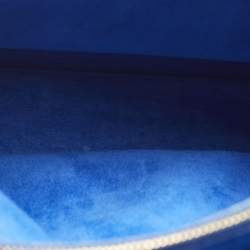 Pre Owned حقيبة يد سان لوران ساك دو جور جلد محبب أحمر كلاسيك كبيرة