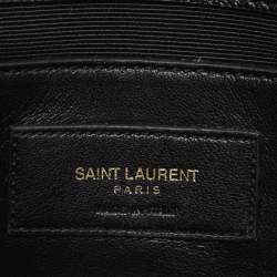 مملوكة مسبقًا Saint Laurent Kate Medium Black Leather Shoulder Bag