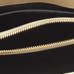 Pre Owned Saint Laurent Loulou Small Beige Matelassé Leather Shoulder Bag