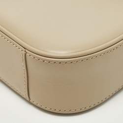 مملوكة مسبقًا Saint Laurent LE 5 À 7 Mini Beige Leather Bag