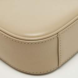 مملوكة مسبقًا Saint Laurent LE 5 À 7 Mini Beige Leather Bag