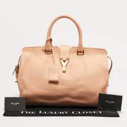 مملوكة مسبقًا حقيبة سان لوران باريس ميوز تو جلد ذهبي