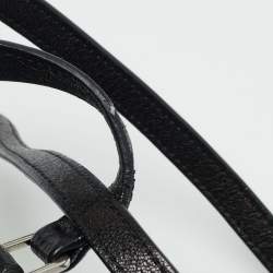 مملوكة مسبقًا حقيبة سان لوران ليو كاميرا جلدية سوداء كروس بودي