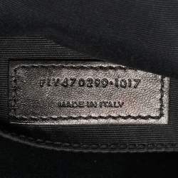 مملوكة مسبقًا حقيبة سان لوران ليو كاميرا جلدية سوداء كروس بودي