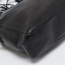 مملوكة مسبقًا حقيبة سان لوران ليو كاميرا جلدية سوداء كروس بودي