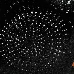 مملوكة مسبقًا Saint Laurent Panier Black Crochet Raffia Tote