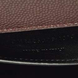 Pre Owned حقيبة كلتش سان لوران كاساندرا جلد فوشيا