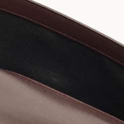 Pre Owned حقيبة كلتش سان لوران كاساندرا جلد فوشيا