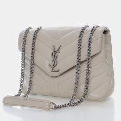 مملوكة مسبقًا حقيبة لولو جلد عجل سان لوران صغيرة الحجم