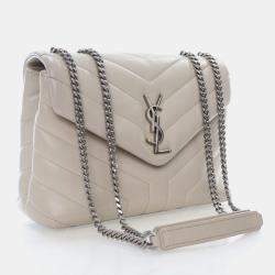 مملوكة مسبقًا حقيبة لولو جلد عجل سان لوران صغيرة الحجم