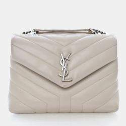 مملوكة مسبقًا حقيبة لولو جلد عجل سان لوران صغيرة الحجم