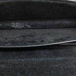 مملوكة مسبقًا حقيبة سان لوران باريس متوسطة مزينة بالمسامير جلد العجل مونوغرام سان سيت كروس بودي سوداء