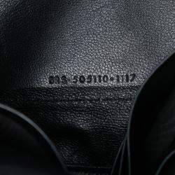 Pre Owned Saint Laurent Paris Black Sequin Monogram Kate Wallet on Chain