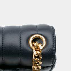 مملوكة مسبقًا Saint Laurent Paris Blue Medium Lambskin Monogram Vicky Chain Bag