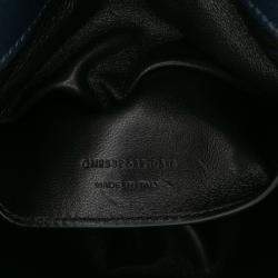 مملوكة مسبقًا Saint Laurent Paris Blue Medium Lambskin Monogram Vicky Chain Bag