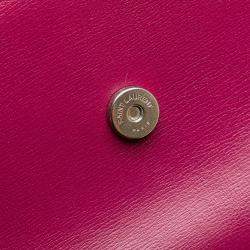 Pre Owned Saint Laurent Paris Purple Medium Leather Monogram Sunset Crossbody