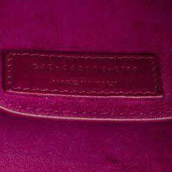 Pre Owned Saint Laurent Paris Purple Medium Leather Monogram Sunset Crossbody