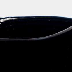 Pre Owned Saint Laurent Paris Black Mini Velvet Monogram Lou Camera Belt Bag