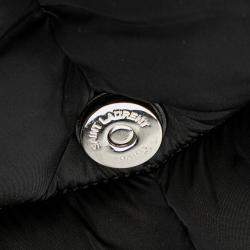 Pre Owned Saint Laurent Paris Black Quilted Econyl Nylon Lou Puffer Messenger Bag