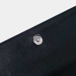 مملوكة مسبقًا Saint Laurent Paris Black Medium Leather Monogram Stars and Hearts Sunset Crossbody