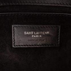 مملوكة مسبقًا Saint Laurent Paris Black Medium Leather Monogram Stars and Hearts Sunset Crossbody