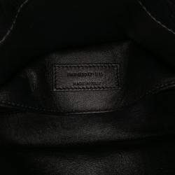 مملوكة مسبقًا حقيبة سان لوران باريس ساك دو جور مزينة برقعة جلد سوداء بايبي