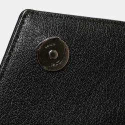 مملوكة مسبقًا حقيبة ساتشل سان لوران باريس كوليدج شيفرون كيلي متوسطة جلد خراف سوداء