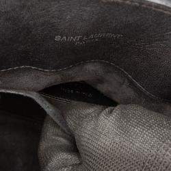 Pre Owned حقيبة سان لوران باريس ساك دي جور نانو جلدية سوداء مرصعة