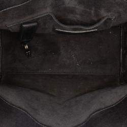 Pre Owned حقيبة سان لوران باريس ساك دي جور نانو جلدية سوداء مرصعة