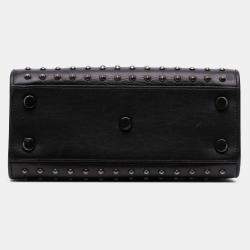 Pre Owned حقيبة سان لوران باريس ساك دي جور نانو جلدية سوداء مرصعة