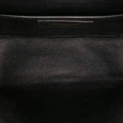 Pre Owned Saint Laurent Paris Blue Medium Lambskin Monogram Vicky Chain Bag