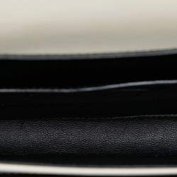 مملوكة مسبقًا Saint Laurent Paris White Small Calfskin Solferino Satchel In Box