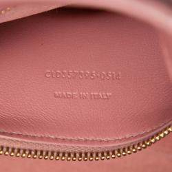 Pre Owned Saint Laurent Paris Pink Small Leather Monogram Cabas Satchel