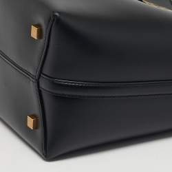 Pre Owned حقيبة باكيت لو ٣٧ صغيرة جلد أسود سان لوران