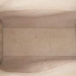 مملوكة مسبقًا حقيبة سان لوران باريس ساك دي جور جلد عجل أبيض صغير برسومات