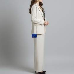 مملوكة مسبقًا Saint Laurent Candy Monogram Mini Blue Leather Crossbody Bag