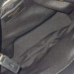 Pre Owned حقيبة لولو بوفر جلد سوداء سان لوران باريس صغيرة